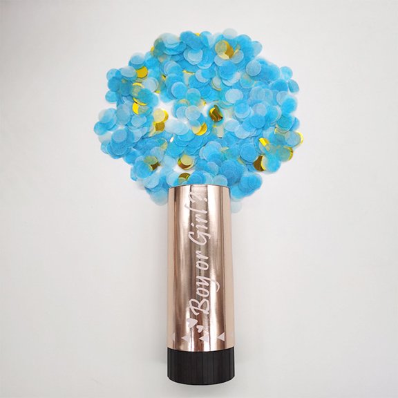 Kojanyu Multicolor Confetti Cylinder, Indoor and Outdoor Decorations Safe for Birthday Graduation Proposal Wedding Anniversary Awards Ceremony, Twist-to-Release Confetti Cannon