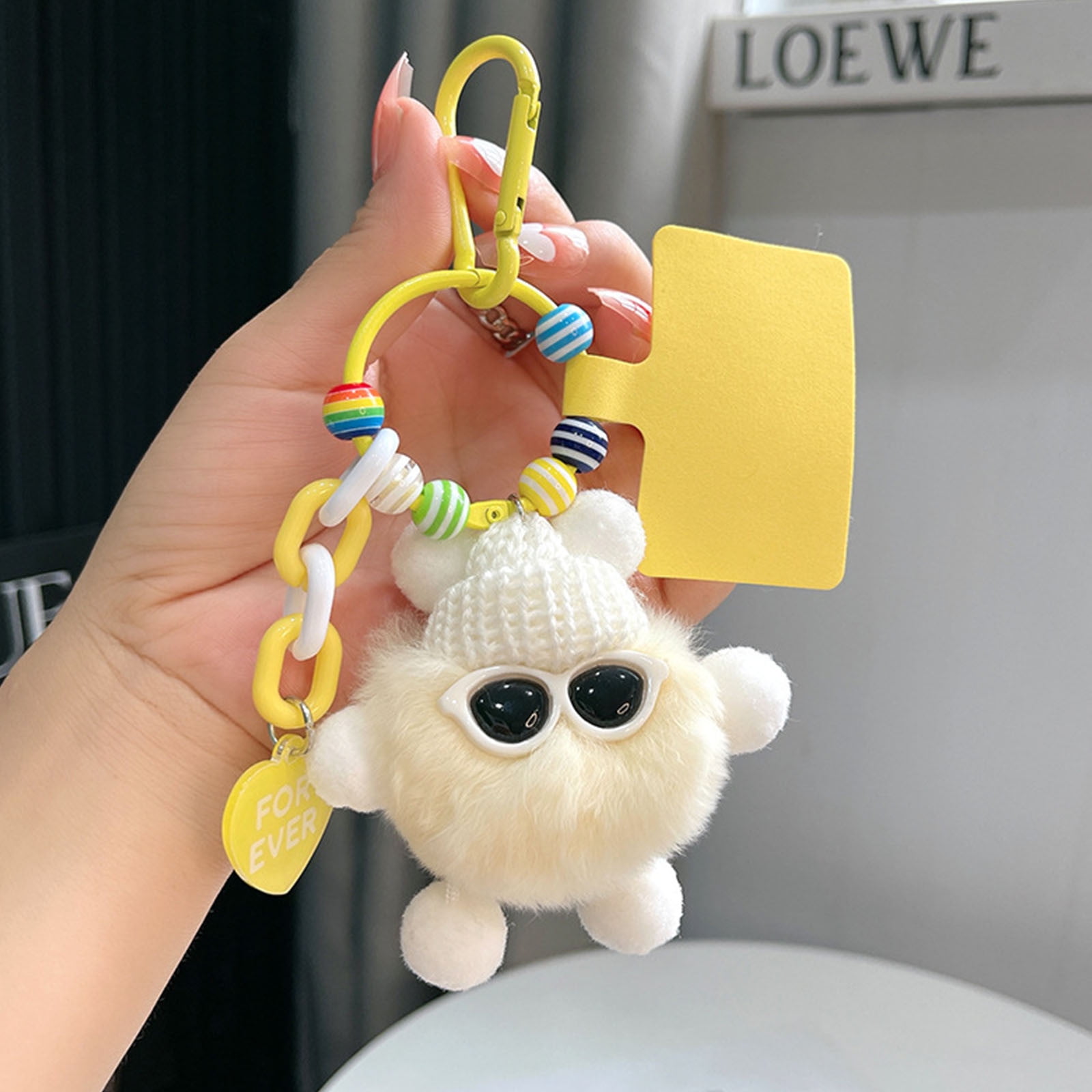 Kojanyu Plush Keychain Toy – Mini Stuffed Companion for Keys & Bags ...