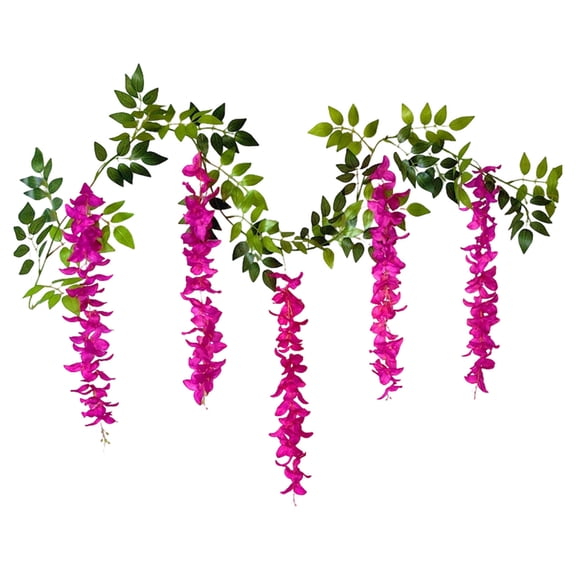 Kojanyu Simulated Rose Hanging Vine Wall Decor – 75cm Artificial Flower Arrangement for Ceiling, Ducts & Living Room Enhancement