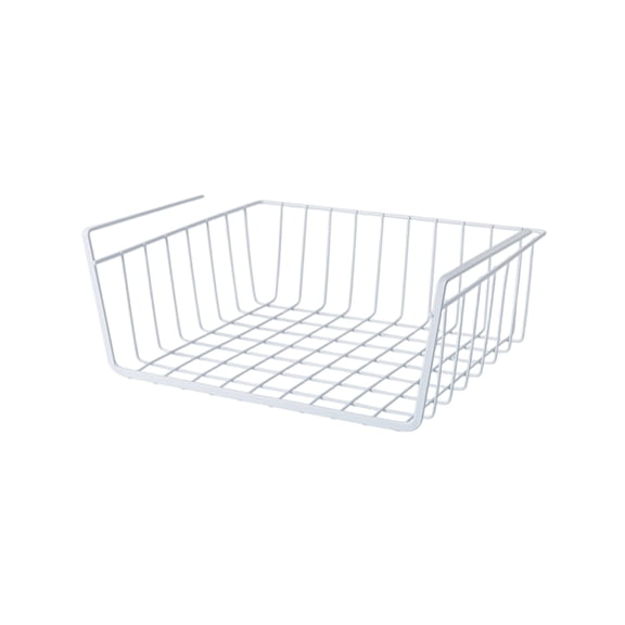 Kojanyu Under Shelf Basket – Slide-In Metal Hanging Organizer For Pantry,Kitchen Desk Storage