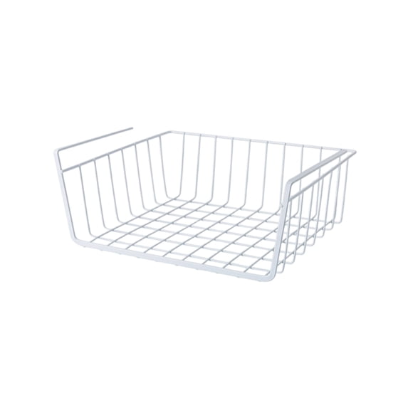 Kojanyu Under Shelf Basket – Slide-In Metal Hanging Organizer For Pantry,Kitchen Desk Storage