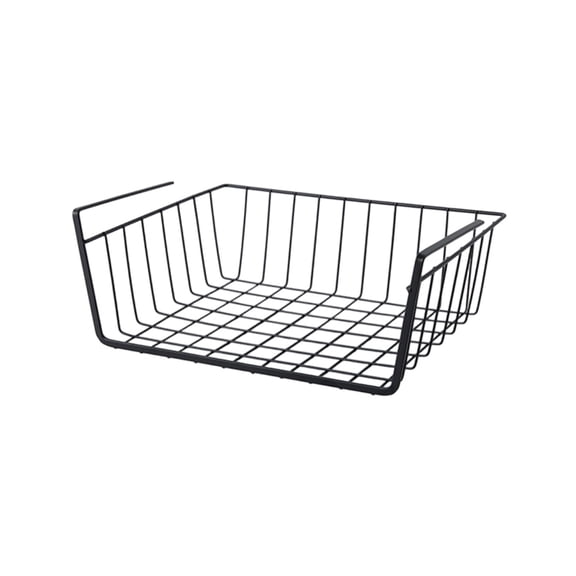 Kojanyu Under Shelf Basket – Slide-In Metal Hanging Organizer For Pantry,Kitchen Desk Storage