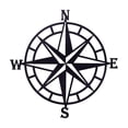 thumbnail image 1 of Kojanyu Vintage-Style Metal Compasses Wall Decor, Nautical Wrought Iron Openwork Hanging, Unique Home Accent for Nautical or Rustic Themed Interiors., 1 of 7