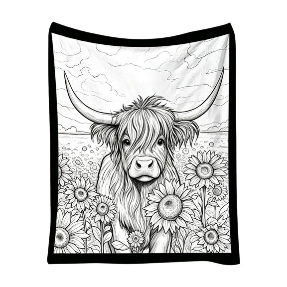 Kojanyu Washable DIY Coloring Blanket, Assorted Doodle Mat and Art Blanket for Activity Play, Reusable Kids Craft Cover for Home Bedroom Playroom Indoor Art Activity.