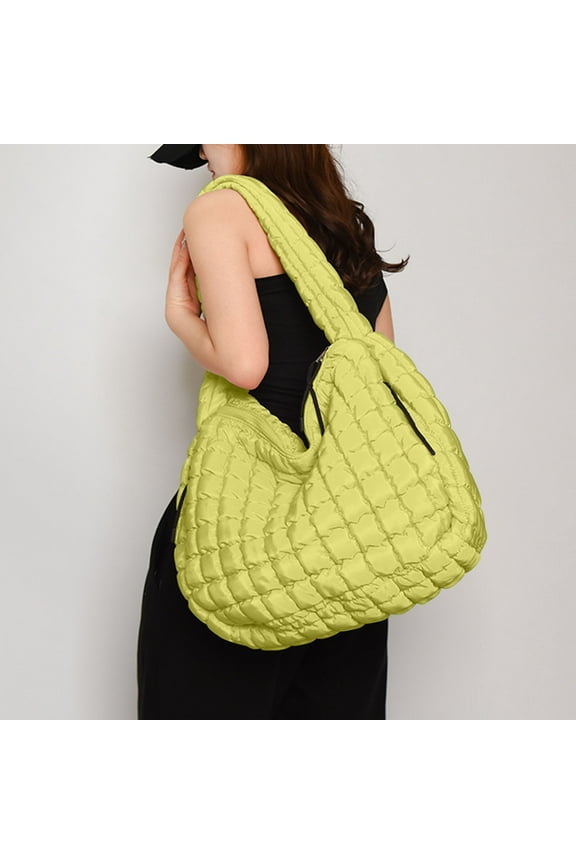 Women's Crossbody Bag,Large Capacity Tote with Shoulder Strap,Fashionable Handbag Yellow