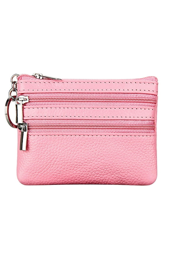 Women's Wallet,Mini Zipper Coin Purse with Key Case,Small Change Bag for Daily Carry