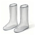thumbnail image 1 of KojanyuRain Shoe Covers 6pairs Reusable PVC Thickened, Zipper Water Resistant Overshoes for Outdoor Walking, 1 of 6