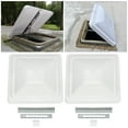 thumbnail image 1 of Kojem 14" x 14" Top Roof Vent Universal Cover Lid Replacement for Camper RV Trailer Ventline Motorhome 2 Pack, 1 of 12