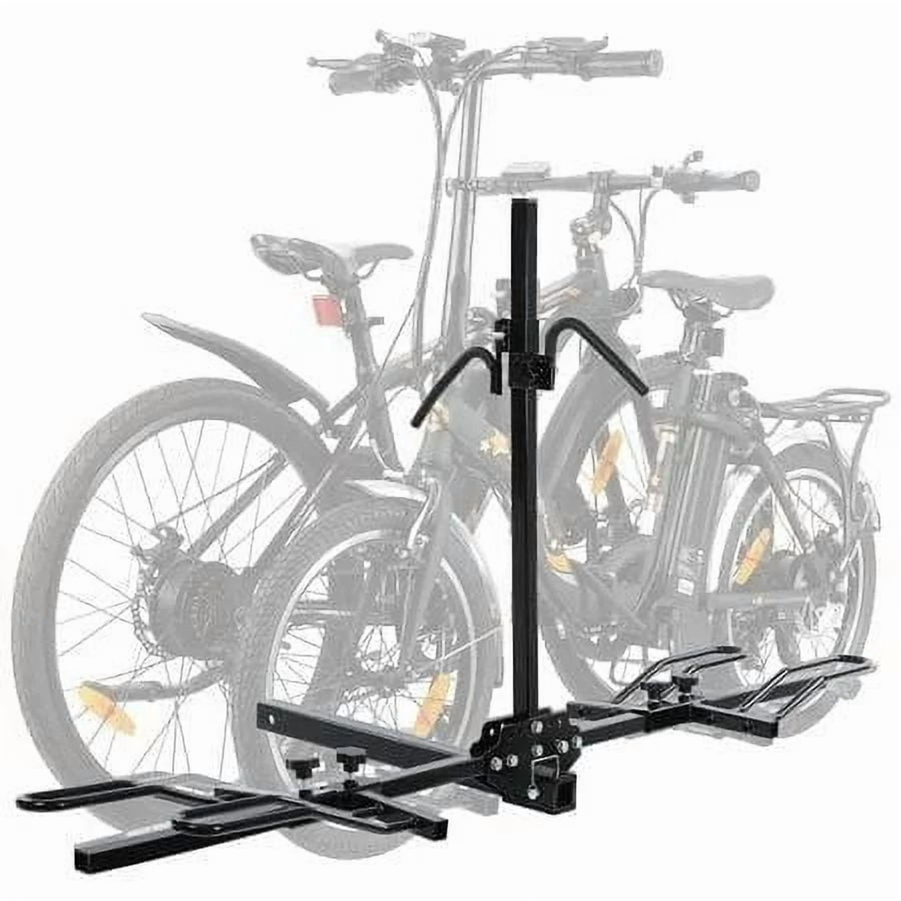 Kojem Universal 2-Bike Rack Hitch Mount Hauler for SUV, Car, Trucks, Electric  Bikes, 160lbs Capacity - Walmart.com
