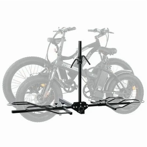 Kojem 2 Electric Bike Rack Hitch Mount Universal for Trucks SUVs Minivans with 2" Hitch Receiver Platform Style