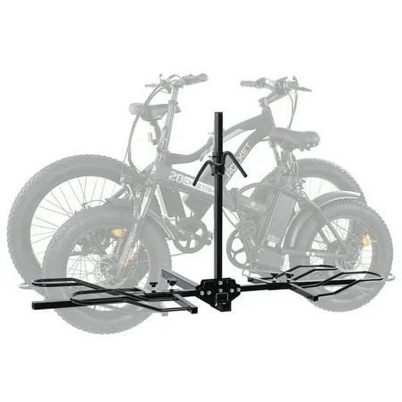 Kojem 2 Electric Bike Rack Hitch Mount Universal for Trucks SUVs Minivans with 2" Hitch Receiver Platform Style