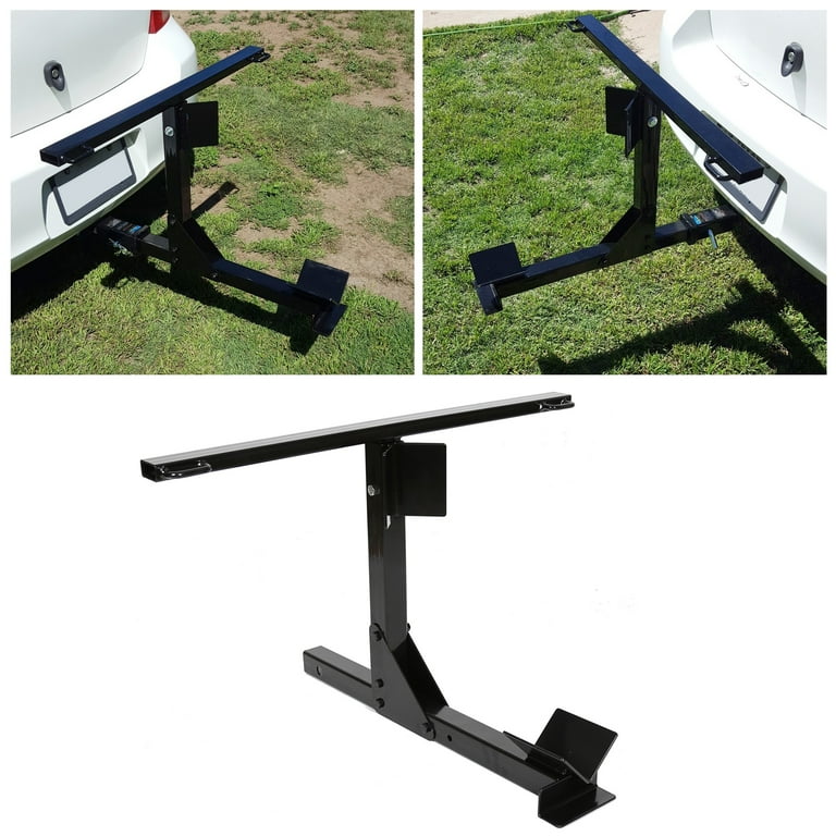 Kojem 2 Motorcycle Receiver Trailer Hitch Carrier W Tie Down Bar Portable