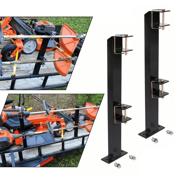 Kojem 2 Place Weeder Trimmer Rack Holder, for Trailer Truck Edgers Pole Saws Tree Trimmers