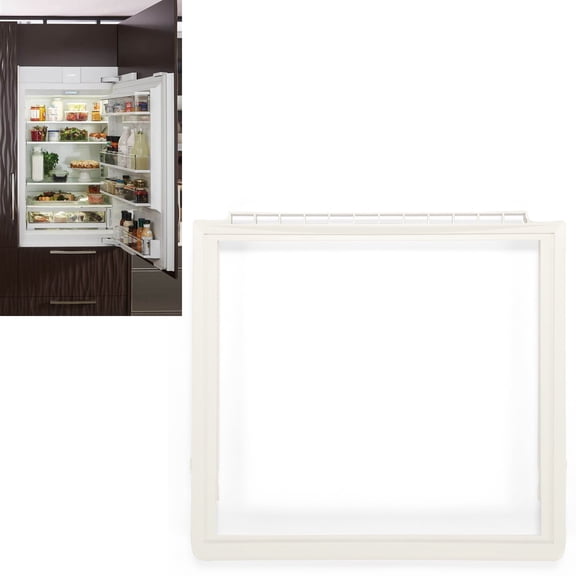 Kojem 240599803 Frigidaire Crisper Pan Cover Fit for Refrigerator Upper Drawer Shelf Frame W/O Glass