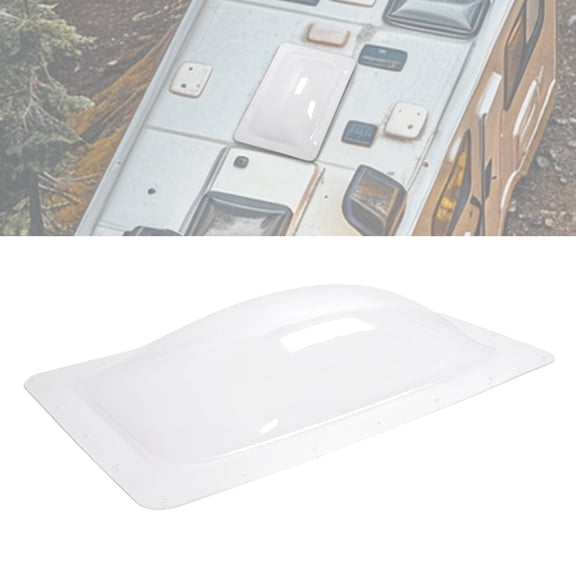 Kojem 26" x 18" RV Skylight Cover Clear Universal Skylight Window Replacement Lid - 14" x 22" x 4"
