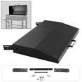 thumbnail image 1 of Kojem 28" Hinged Lid Griddle Cover for 28 inch Blackstone Griddle with Rear Grease Collection Black Steel, 1 of 13