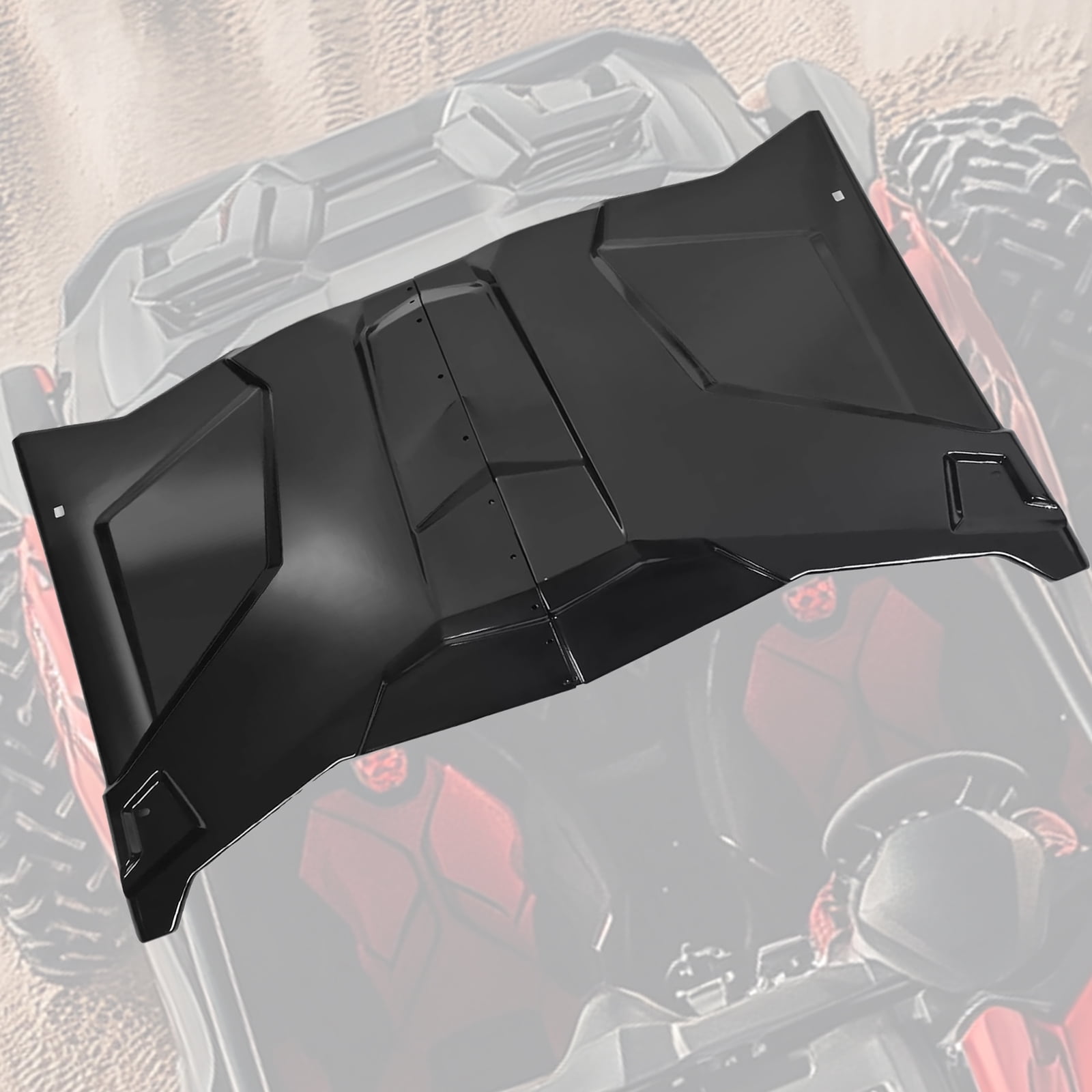 Kojem 2Pcs UTV Hard Roof Top For Can Am Maverick X3 Turbo 2017-2024 2-Door 715002902
