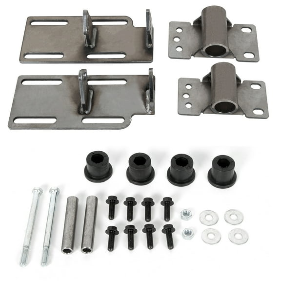Kojem 2WD Engine Mount Adapter Swap Kit LSx LS1 LS Raw Steel for 1988-1999 C1500 TRUCK K5