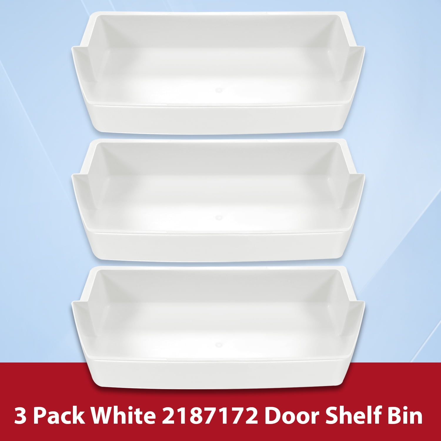 Kojem 3 Packs 2187172 Refrigerator Door Bin Shelf
