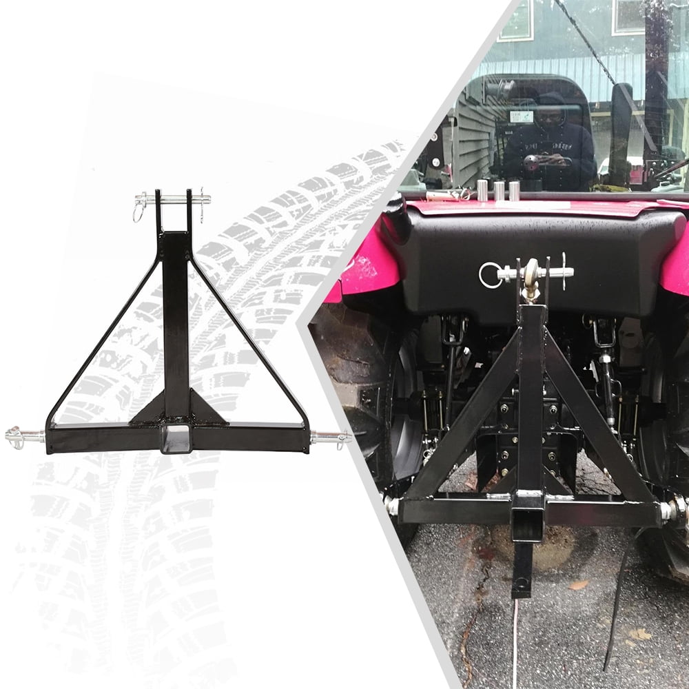 Kojem 3 Point 2" Receiver Trailer Hitch Category 1 Tractor Tow Draw Bar