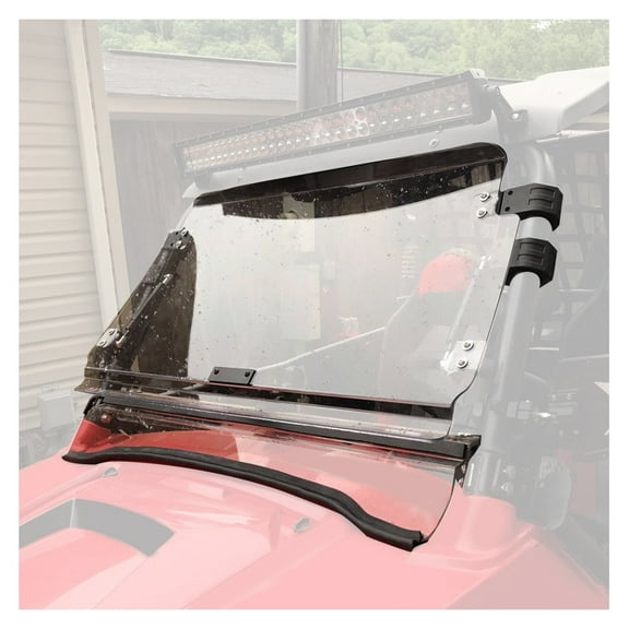 Kojem 3-in-1 Full Flip Clear Windshield Scratch Resistant for 2008-2014 Polaris RZR 800 / 4 800 / S 800