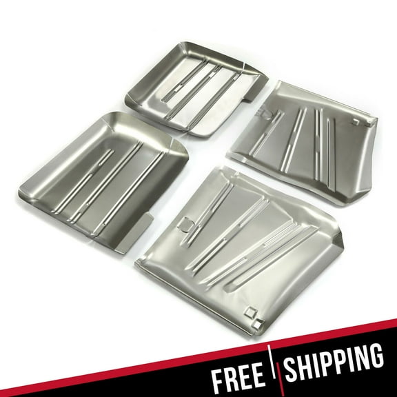 Kojem 4 PCS Rear Floor Pans Support Set Sheet Mental for 1958 Chevrolet Chevy  Impala Bel Air Biscayne Del ray