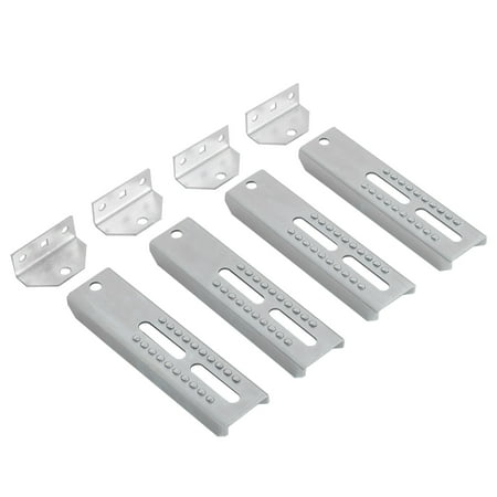 Kojem 4 Pcs 10" Boat Trailer Bunk Brackets W/Swivel Tops Bolster Hot Dip Galvanized