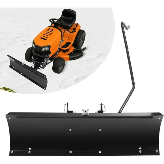 Kojem 46" Black Snow Blade Plows Attachment for Columbia, Troy-Bilt, Remington, Yard-Man and Yard Machines Heavy Duty Steel