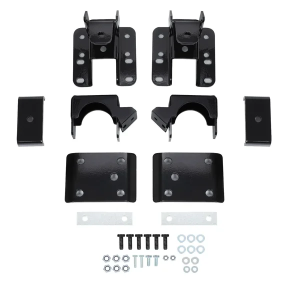 Kojem 5-6" Rear Drop Axle Flip Kit for 2007-2020 Chevy Silverado GMC Sierra 1500 Lowering Drop Flip Kit Powder Coated Steel