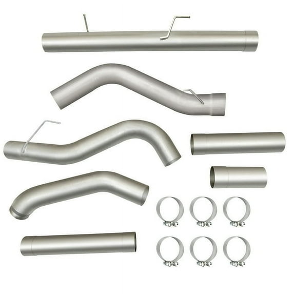 Kojem 5" Stainless Steel Turbo-back Muffler Exhaust Pipes for 2007-2012 Dodge Ram Cummins Diesel 6.7L
