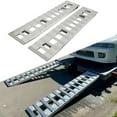 thumbnail image 1 of Kojem 6800 LBS Aluminum Loading Ramps 72"-15" for Truck Trailer Car Auto ATV UTV Universal Hook Attaching End Knife Foot 1 pair, 1 of 13
