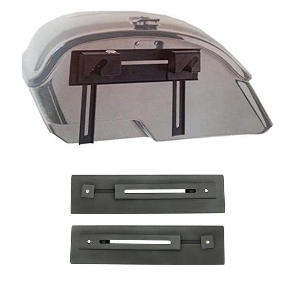Kojem 8mm Hard Saddle Bags Mounting Brackets for Mounting Holes Universal Quick Release Detachable