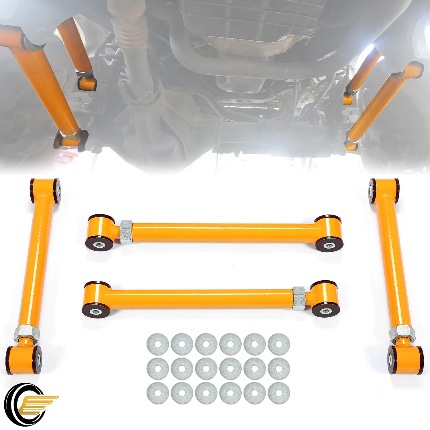 Freedom Offroad Front Lower Control Arms For Dodge Ram 2500 & 3500 (1994-2009) – Tubular OEM Replacement, Pair