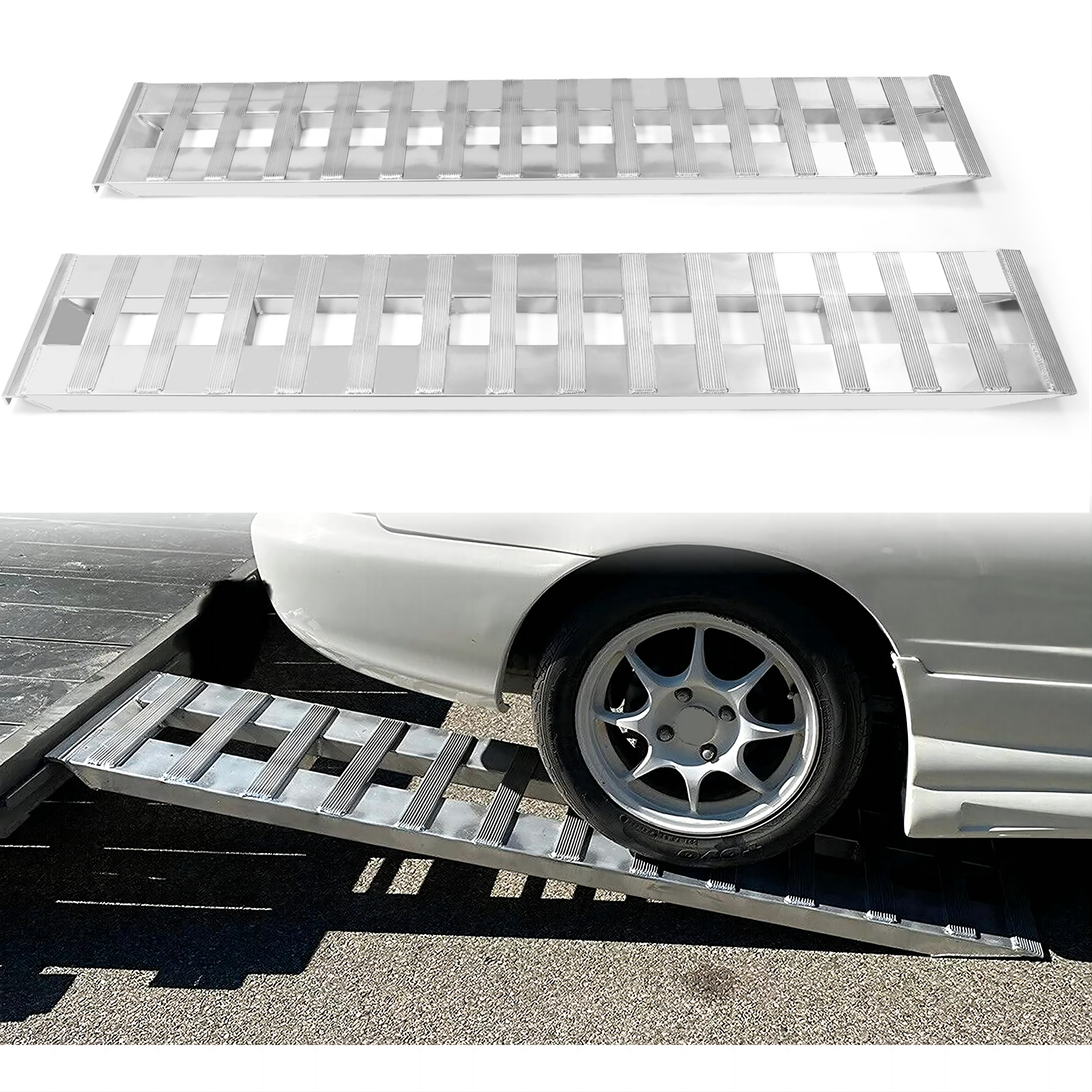 Vehicle Maintenance Ramp Carpoint Steel Loading Ramp – Heavy-Duty Car ...