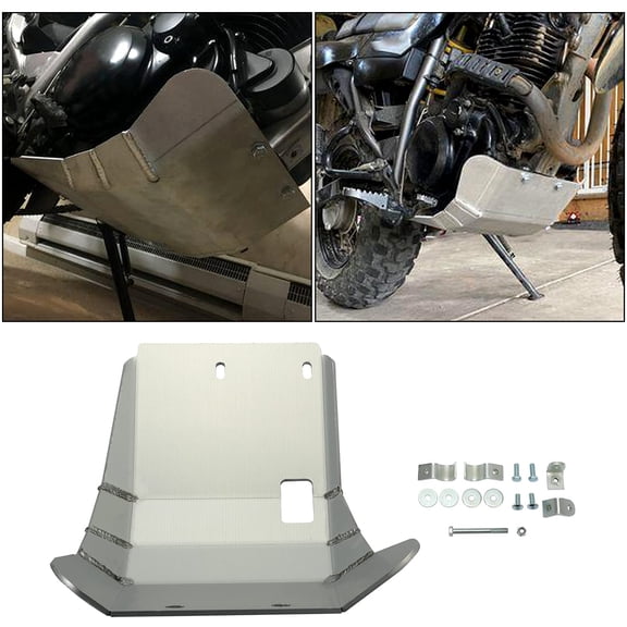 Kojem Aluminum Skid Plate Full Protection Compatible with 1987-2021 Yamaha TW200 Models
