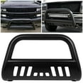 thumbnail image 1 of Kojem Black 3" Bull Bar Bumper Grille Guard For 99-07 00 01 02 03 04 05 06 Silverado/GMC Avalanche Sierra Classic Yukon 1500 XL 1500, 1 of 10
