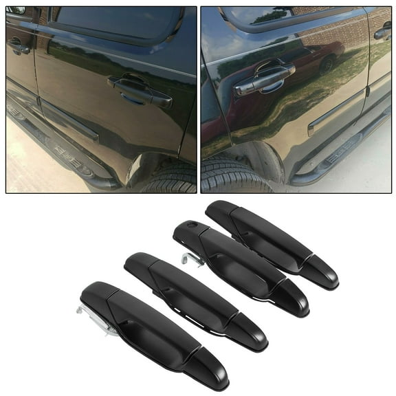 Kojem Black 4PC Door Handle Set for 07-14 Chevy Tahoe GMC Yukon, Automotive Handles & Cranks