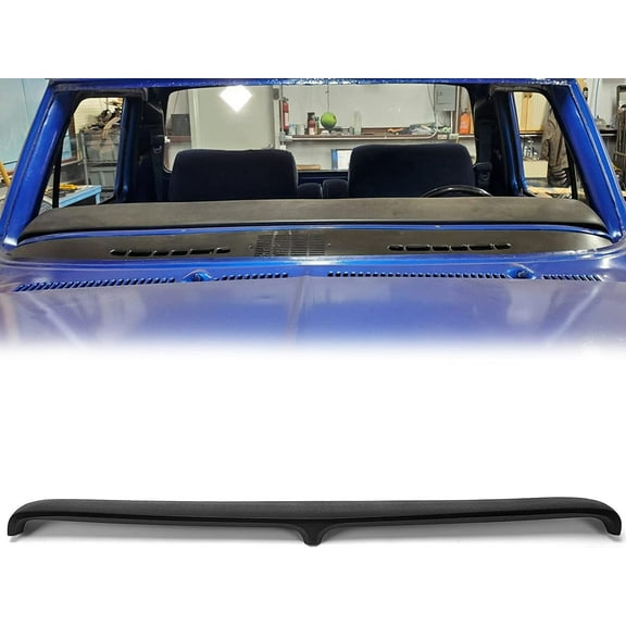 Kojem Black Dash Cover Dash Pad Dashpad Replaces 1973-1979 Ford F100 F150 F250 F350 Bronco