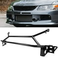 thumbnail image 1 of Kojem Black Front Power Brace Support For 2003-2006 Mitsubishi Lancer EVO 7 8 9, 1 of 8