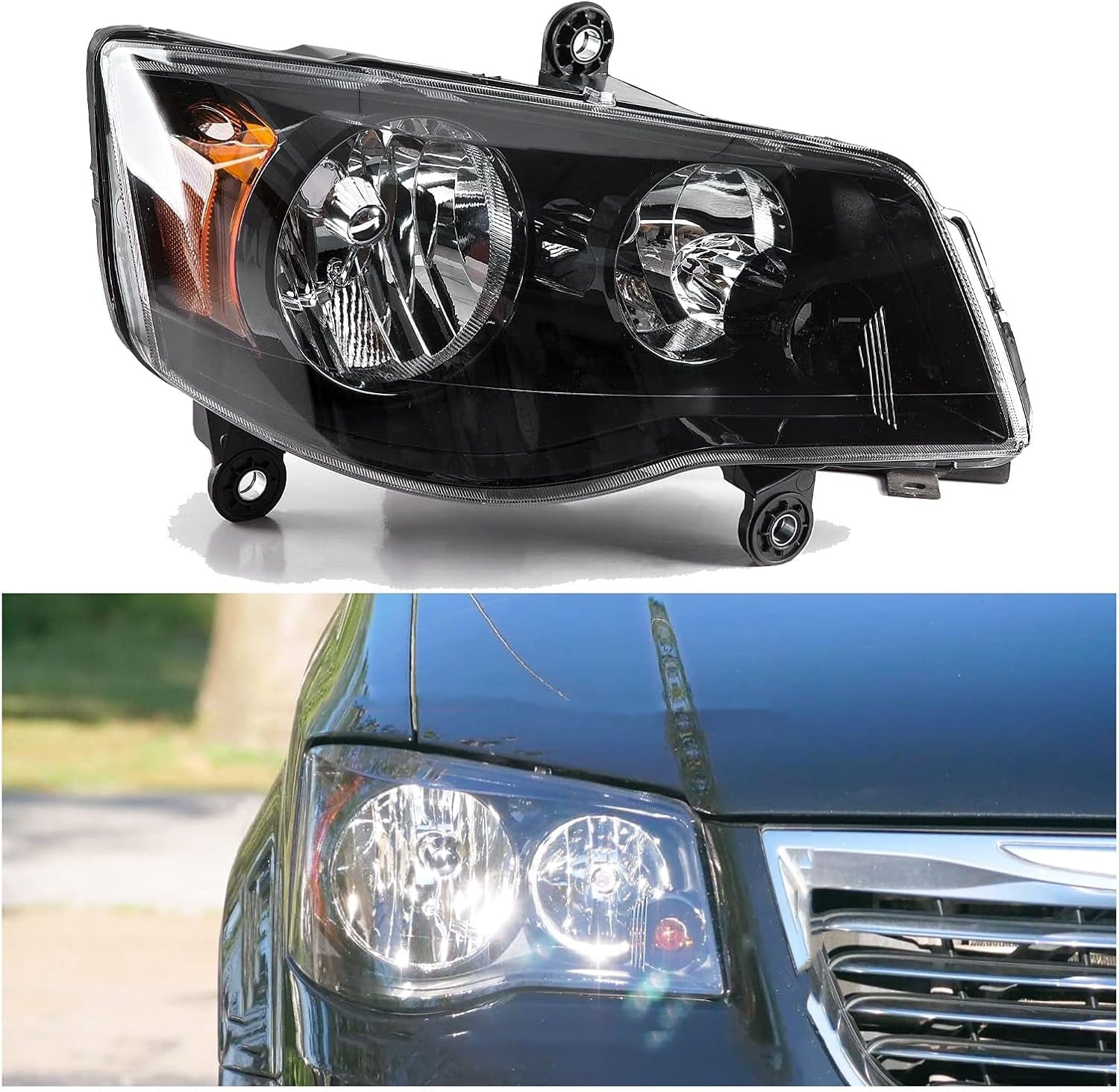 Kojem-Black-Housing-Headlight-