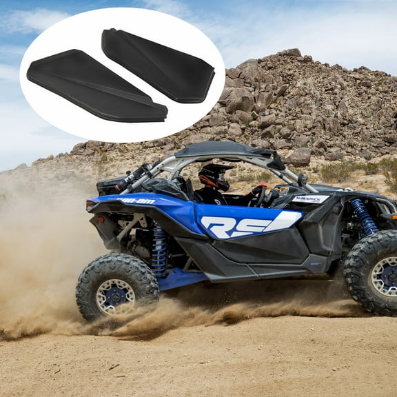 Kojem Black Lower Door Panel Insert Kit for 17 18 19 20 21 Can Am Maverick X3 Maverick X3 Max Maverick X3 Max R  2 Door Pair