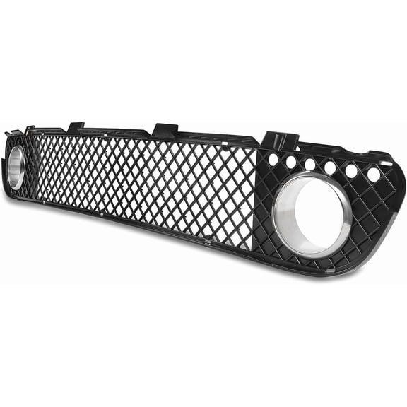Kojem Black Plastic Bumper Compatible with 1996-2003 Bmw E39 M5 Center Mesh Grill Plastic Black will Also Compatible All Aftermarket M5 Style Mtech Front Bumpers 1996-2003