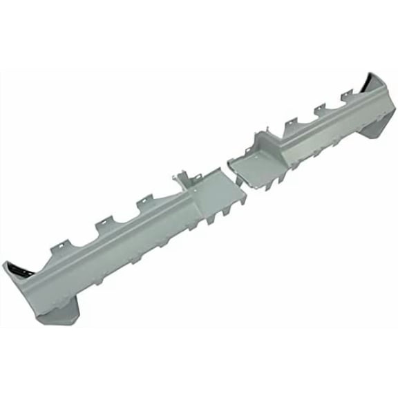 Kojem Black Plastic Bumper Compatible with 1981-1987 Buick Regal All 2 Door Models 2pcs Replacement For 1981-1987 Replacement For 20428396 20428397