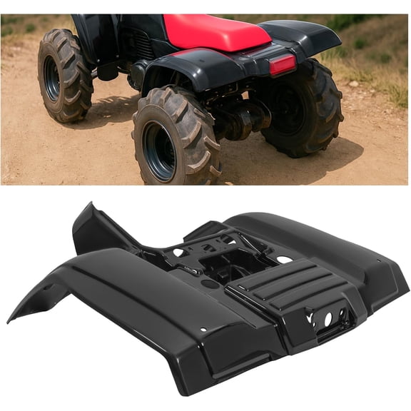 Kojem Black Plastic Fender Compatible with 1988-2000 Honda Fourtrax Trx300 Plastic 1988-2000 Replacement For Fourtrax