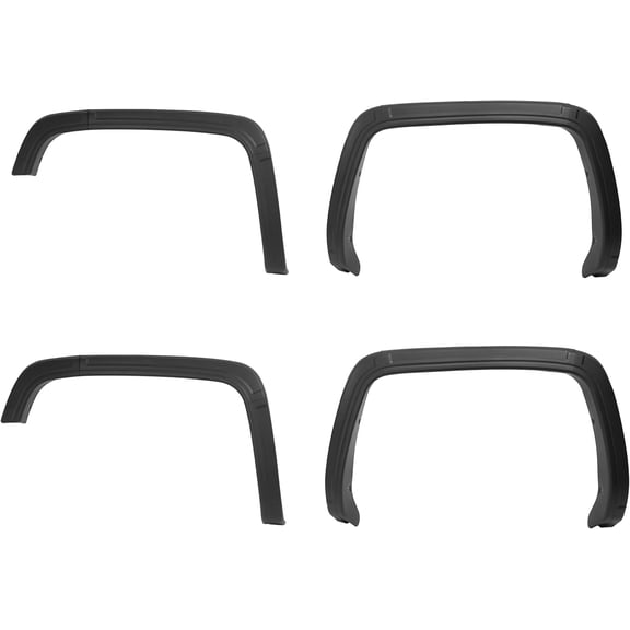 Kojem Black Plasticppt30 Fender Compatible with 2014-2015 Gmc Sierra 2014-2015