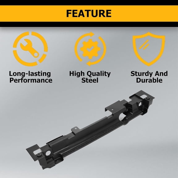 Kojem Black Pp Plastic Bracket Compatible with 2016-2020 Nissan Rogue Radiator Assembly Upper Bracket Replacement For 2016-2020 Replacement For 21542-4ce0a