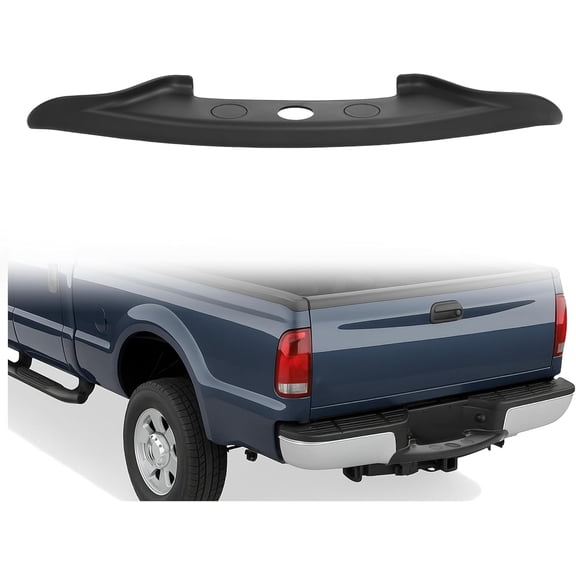 Kojem Black Pp Plastic Bumper Compatible with 2000-2005 Ford Excursion Replacement For Fo1191116 Xl3z-17b807-aaa Pp Plastic Black 2000-2005 Replacement For Fo1191116
