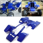 Kojem Blue Front and Rear Fenders Plastic Body Compatible with 1987-2006 Yamaha Banshee 350 YFZ350