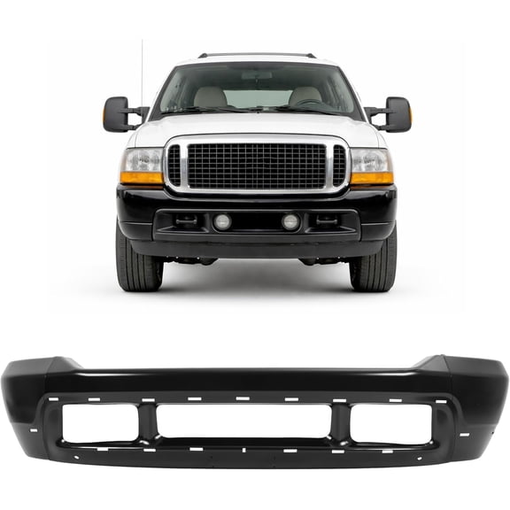 Kojem Bumper Compatible with 2003-2004 Ford Excursion Eddie Bauer 2004 Ford Excursion XLS 2000-2004 Ford Excursion (submodel: Limited, XLT)