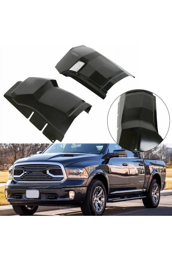 Cab Corner Crew/Quad  Cab Black for  2009-2018 Dodge Ram 1500 2500 3500 Truck Extended Cab